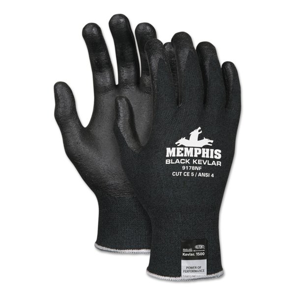 Mcr Safety Cut Resistant Coated Gloves, A4 Cut Level, Foam Nitrile, XL, 1 PR 9178NFXL